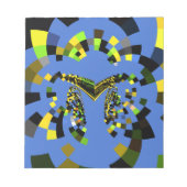 M Blauw Notitieblok (Voorkant)