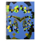 M Blauw Notitieboek (Voorkant)