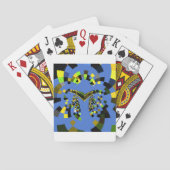 M Blauw Pokerkaarten (Achterkant)