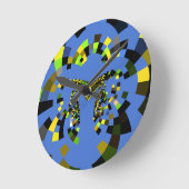 M Blauw Ronde Klok (Hoek)