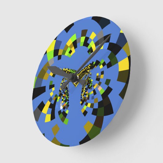 M Blauw Ronde Klok (Hoek)