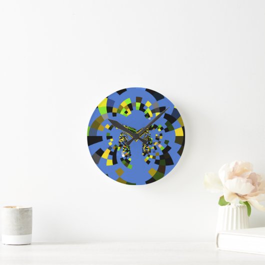 M Blauw Ronde Klok (Huis)