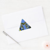 M Blauw Sticker (Envelop)