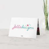 M. Blue Claus Feestdagen Kaart (Achterkant)