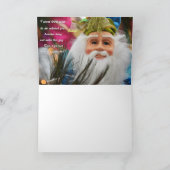 M. Blue Claus Feestdagen Kaart (Binnen)