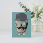 M. Bones Steam Punk Time Reiziger Briefkaart (Staand voorkant)