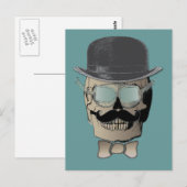 M. Bones Steam Punk Time Reiziger Briefkaart (Voorkant / Achterkant)