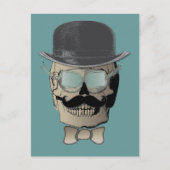 M. Bones Steam Punk Time Reiziger Briefkaart (Voorkant)