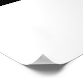 M botanisch monogram. Letter-initiaal met pinda's Poster (Hoek)