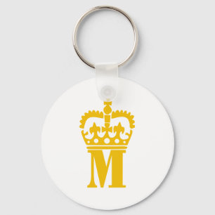 M - Brief - naam Sleutelhanger