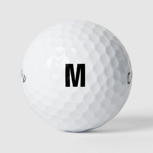 'M' Calllaway Golfballen (Voorkant)