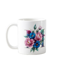 M Coffee Mok – Floral Design voor Gifting