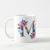 M Coffee Mok – Floral Design voor Gifting (Links)