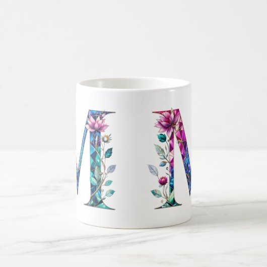 M Coffee Mok – Floral Design voor Gifting (Center)