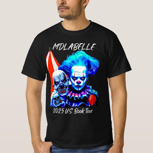 M.D. LaBelle 2025 Boek Tour Collector Shirt Unisex (Voorkant)