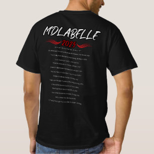 M.D. LaBelle 2025 Boek Tour Collector Shirt Unisex