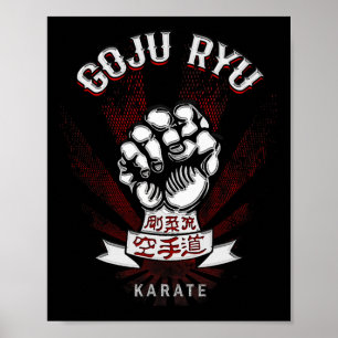 M Dam Goju Ryu Karate - Volwassenen Poster