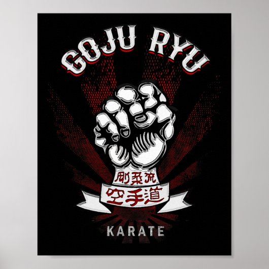 M Dam Goju Ryu Karate - Volwassenen Poster (Voorkant)