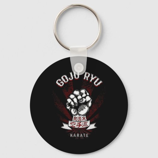 M Dam Goju Ryu Karate - Volwassenen Sleutelhanger (Voorkant)