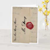 M. Darcy Love de Kaart van de Brief (Gele Bloem)