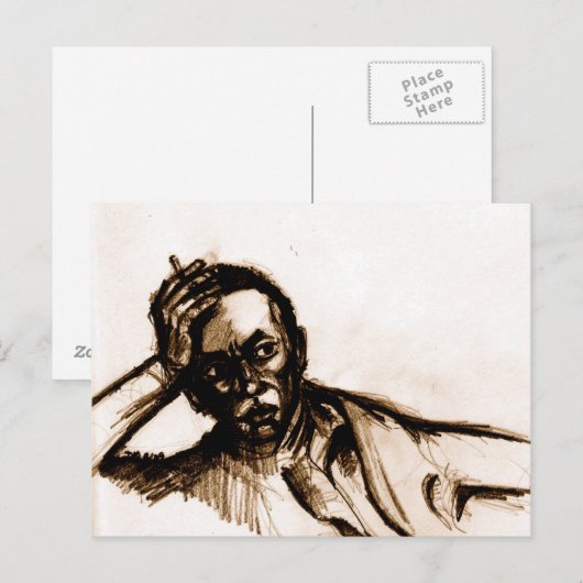 M. davis briefkaart (Voorkant / Achterkant)