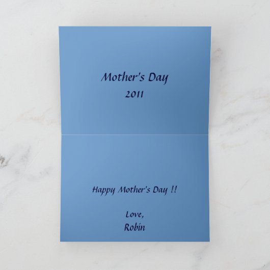 M-day kaart van mama (Binnen)