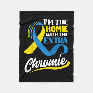 M De Homie Met Het Extra Chromie Downsyndroom A Fleece Deken