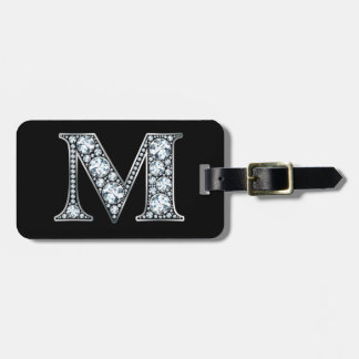M "Diamond Bling" Bagage Label