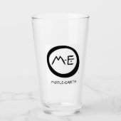 M-E Middenaarde™ Pint Glass Glas (Voorkant)