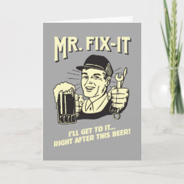M. Fixit: Na dit Bier Kaart