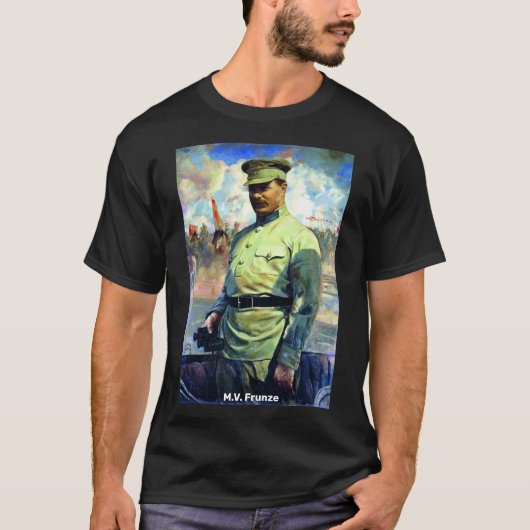 M. Frunze - sovjetlegerofficier, stichter van het T-shirt (Voorkant)