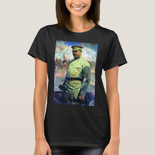 M. Frunze - sovjetlegerofficier, stichter van het  T-shirt (Voorkant)