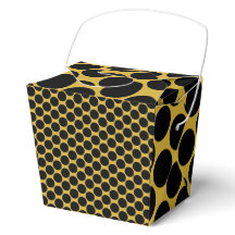 M Goud met Zwarte Stip Stijl Wegneembaar 3x2.25x3.