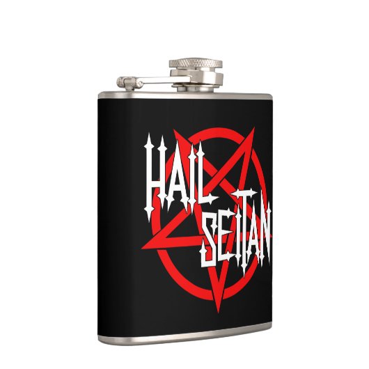 \m/ Hail Seitan \m/ Flask Heupfles (Rechts)