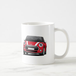 M Hatch Cooper (F56) twee afbeelding mok, wit - ro Koffiemok