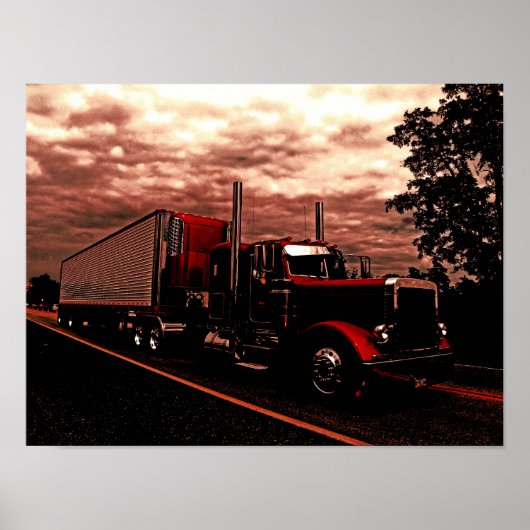 M Horning's Peterbilt 379 Edit Poster (Voorkant)