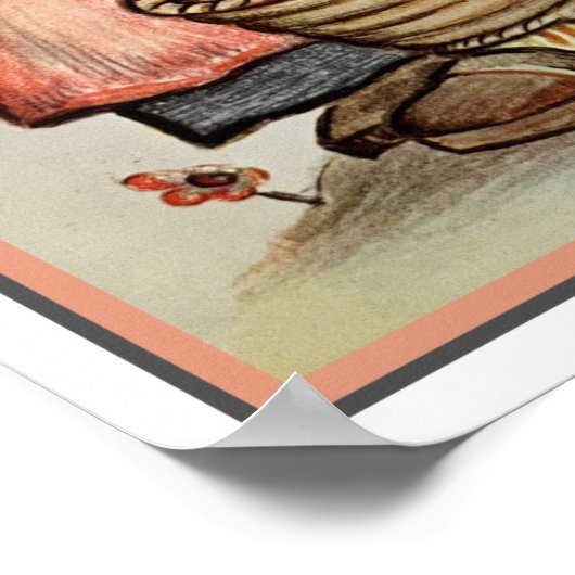 M. I. Hummel The Little Messenger 1940's print (Hoek)