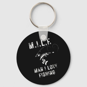M.i.l.f. Man Ik Hou van Vissen Sleutelhanger