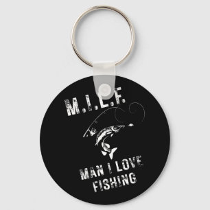 M.i.l.f. Man Ik Hou Van Vissen Sleutelhanger