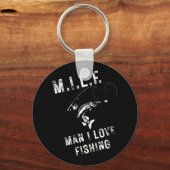 M.i.l.f. Man Ik Hou Van Vissen Sleutelhanger (Voorkant)