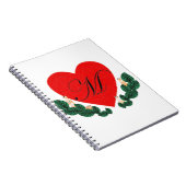 M in het hart notitieboek (Rechterzijde)