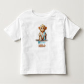 M is for Milo - Custom Toddler Shirt (Voorkant)