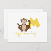 M is voor aap briefkaart (Voorkant / Achterkant)