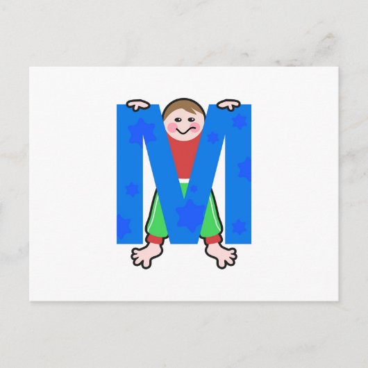 M is voor briefkaart (Voorkant)