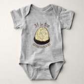 M is voor Macaroon Passover Coconut Jewish Dessert Romper (Voorkant)