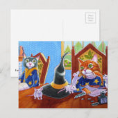 M is voor magische katten briefkaart (Voorkant / Achterkant)