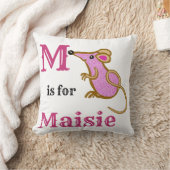 M is voor Maisie baby girl Kussen (Deken)