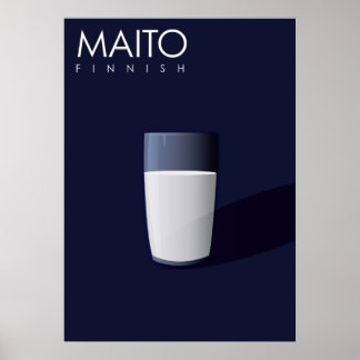 M is voor Maito, Fins voor Melk. Poster