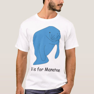 M is voor Manatee T-shirt