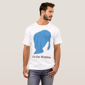 M is voor Manatee T-shirt (Voorkant volledig)